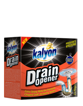 Порошок для прочистки стока Kalyon Drain opener 70г*2шт Kln-000033 фото