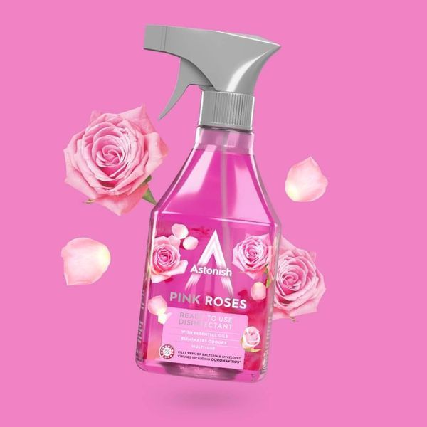 Універсальний засіб для дезінфекції Astonish "Pink Roses" троянда 550мл C1320 фото