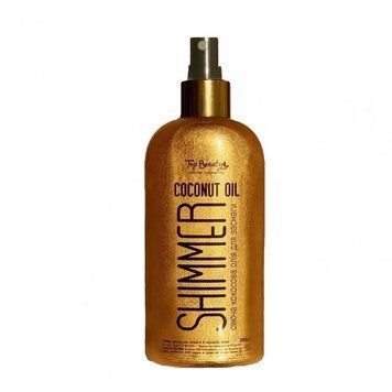 Олія кокосова для засмаги з шиммером Top Beauty Shimmer Coconut Oil 200 мл 7866 фото