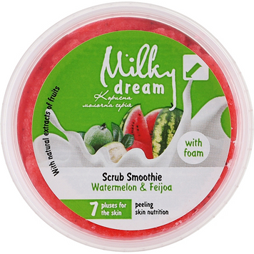Скраб-смузі з піною Milky Dream Watermelon & Feijoa 140г ML-DR-005 фото
