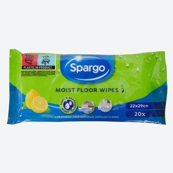 Влажные салфетки spargo 20шт (лимон) NN-0002 фото