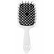 Janeke Superbrush Small Щетка для волос белая с черным 56SP234NER0  фото 1