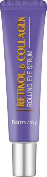 Сироватка-ролер для шкіри навколо очей FarmStay Retinol & Collagen Rolling Eye Serum 25мл 1432798 фото