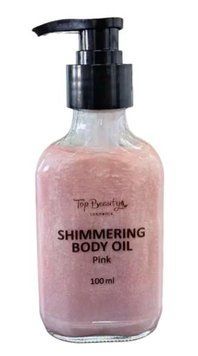 Олія для тіла з шиммером Pink Top Beauty з дозатором 100 мл 88907 фото