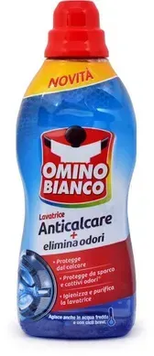 Засіб для чищення пральних машин OMINO BIANCO ANTICALCARE GEL видалення накипу + усуває запахи 750 мл OB-030 фото