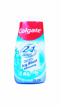 Зубна паста та полоскаюча рідина Colgate Крижаний вибух відбілююча 2в1 100 мл MP22389369 фото
