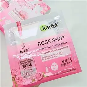 Тканинна маска Rose Shot Fresh-Mix Tissue Mask з екстрактом дамаської троянди 30мл 6975 фото