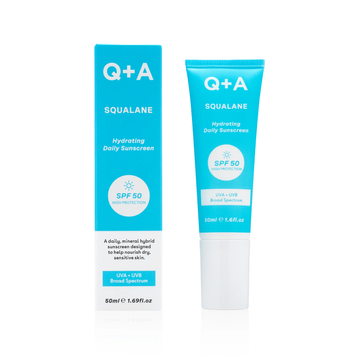 Увлажняющий ежедневный солнцезащитный крем Q+A Squalane SPF 50 50 мл QA-0015 фото