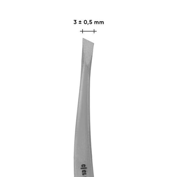 Пинцет для бровей STALEKS CLASSIC 13 TYPE 3 (широкий скошенный) TC-13/3 фото