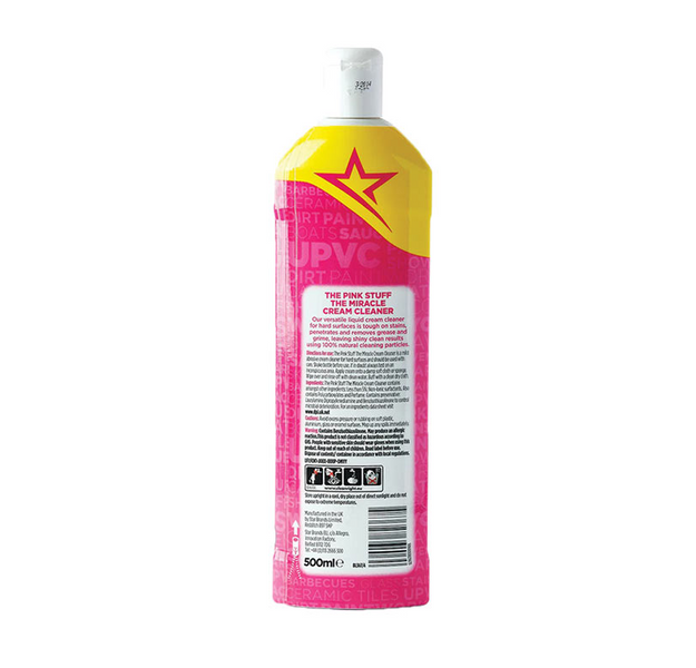 Абразивный крем для чистки жестких поверхностей The Pink Stuff Cream Cleaner 500мл TPS-CC-500 фото