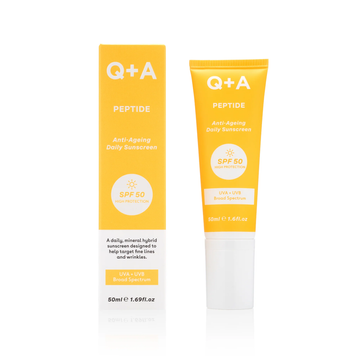 Ежедневный солнцезащитный крем Q+A против старения с пептидами SPF 50 50 мл QA-0016 фото