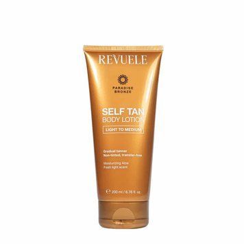 Лосьйон для автозагара тіла Revuele Salf Tan Body Lotion Light To Medium, 200 мл NN-74 фото