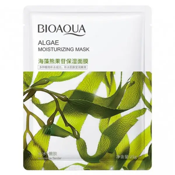 Маска для обличчя з екстрактом водорослів Bioaqua Algae Moisturizing Mask 25г BA-FM-07 фото