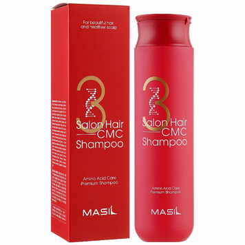 Відновлюючий шампунь із амінокислотами Masil 3 Salon Hair CMC Shampoo 300мл 0021 фото