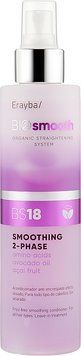 Двофазний спрей-кондиціонер для випрямлення волосся Erayba Bio Smooth Organic Straightener Smoothing Spray BS18 200мл Er-019 фото
