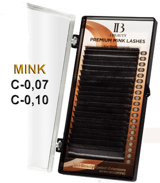 Професійні вії для нарощування IB Premium Mink Eyelashes 539-3c4 фото