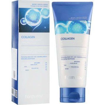 Пілінг-гель для обличчя FarmStay Collagen Water Full Moist Peeling Gel з колагеном 180 мл FrmSt-0030 фото