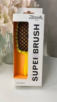 Janeke Superbrush Щітка для волосся, Жовта з чорним JSB-023 фото