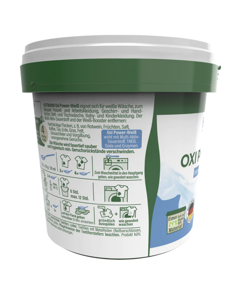 Кислородный порошок HEITMANN для белого Pure Oxi Power White 500г HTMNN-436246735687 фото