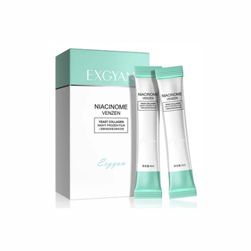 Маска для обличчя Exgyan Yeast Collagen Night Frozen Film 4мл 1шт NN-05498202 фото