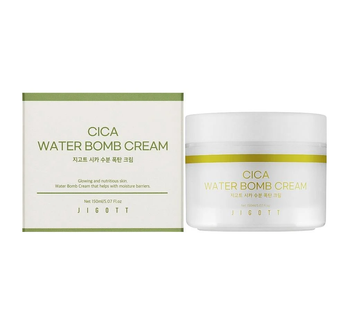 Зволожувальний крем для обличчя з екстрактом центели Jigott Cica Water Bomb Cream 150мл 1244927 фото