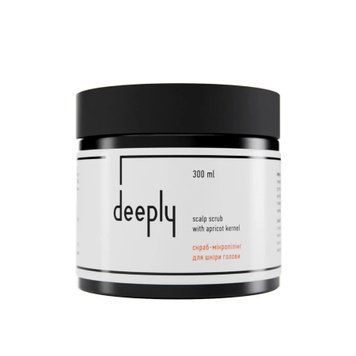 Скраб для шкіри голови deeply scalp scrub with apricot kernel 300мл DP0004 фото