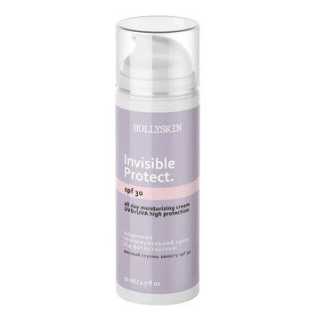 Щоденний зволожувальний крем від фотостаріння HOLLYSKIN Invisible Protect SPF 30 50мл 0245h фото