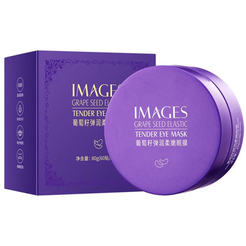 Гидрогелевые патчи для глаз с экстрактом виноградных косточек Images Grape Seed Elastic Tender Eye Mask 60шт INGS-563456 фото