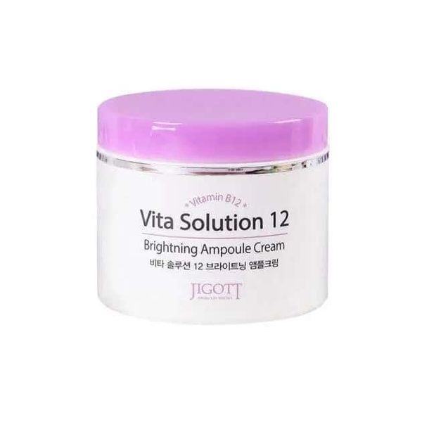 Ампульный крем для улучшения цвета лица с витамином B12 Jigott Vita Solution 12 Brightening Ampoule Cream 853937 фото