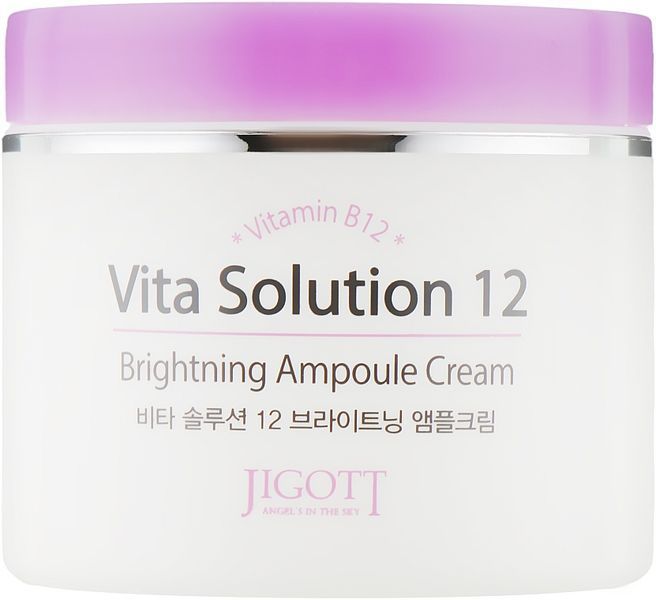 Ампульный крем для улучшения цвета лица с витамином B12 Jigott Vita Solution 12 Brightening Ampoule Cream 853937 фото